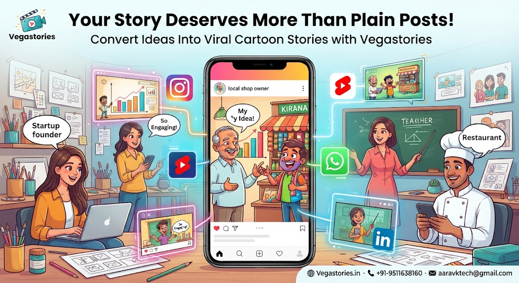 Turn Your Business Story Into a Viral Cartoon Reel