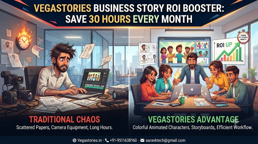 Vegastories Business Story ROI Booster: Save 30 Hours Every Month