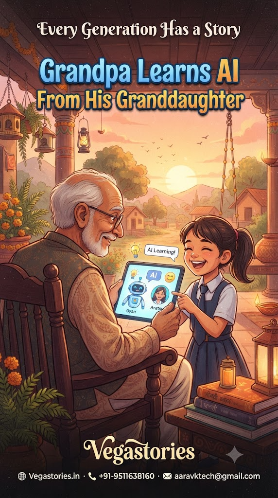 When Grandpa Learns AI From His Granddaughter