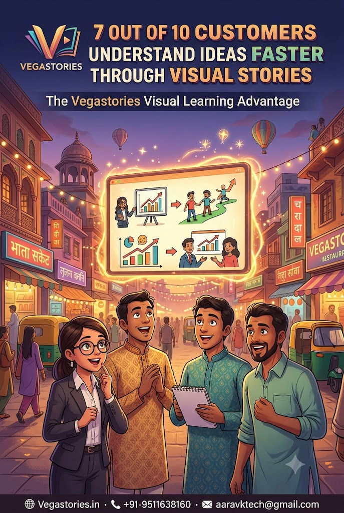 7 Out Of 10 Customers Understand Ideas Faster Through Visual Stories: The Vegastories Visual Learning Advantage