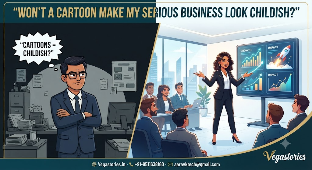 "Won't a Cartoon Make My Serious Business Look Childish?" — The Objection, Answered