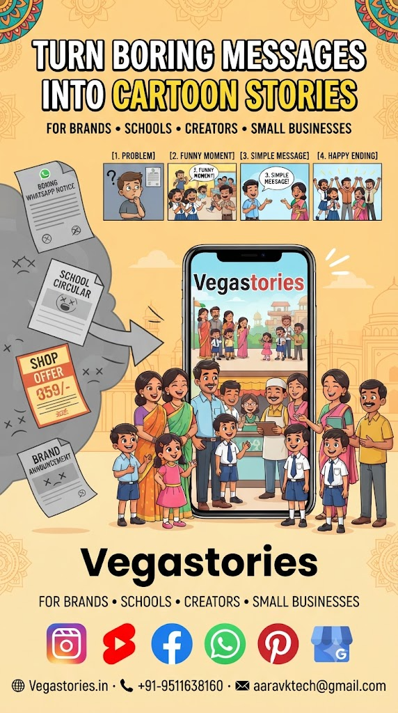 Boring WhatsApp Notice to 20-Second Cartoon Story