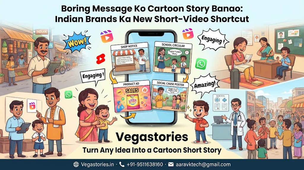 Boring Message Ko Cartoon Story Banao: Indian Brands Ka New Short-Video Shortcut