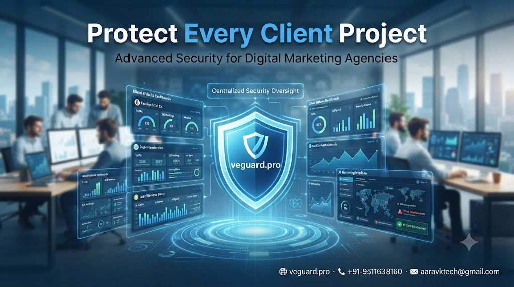 veguard.pro for digital marketing agencies - protect client websites and campaigns with centralized security oversight