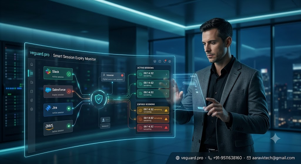 veguard.pro Smart Session Expiry Monitor - Prevent Forgotten Digital Sessions