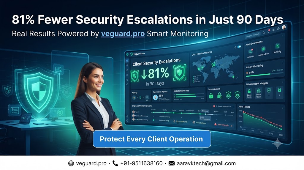 Success Story: How a Digital Agency Reduced Client Security Escalations by 81% in 90 Days with veguard.pro