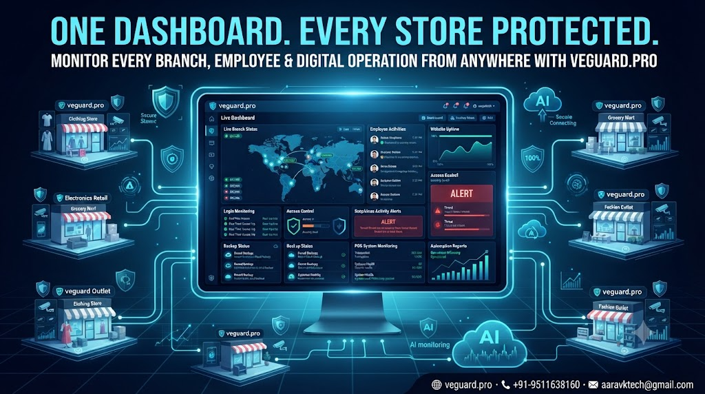 veguard.pro for Multi-Branch Retail Chains – Centralized Security & Store Operations Monitoring