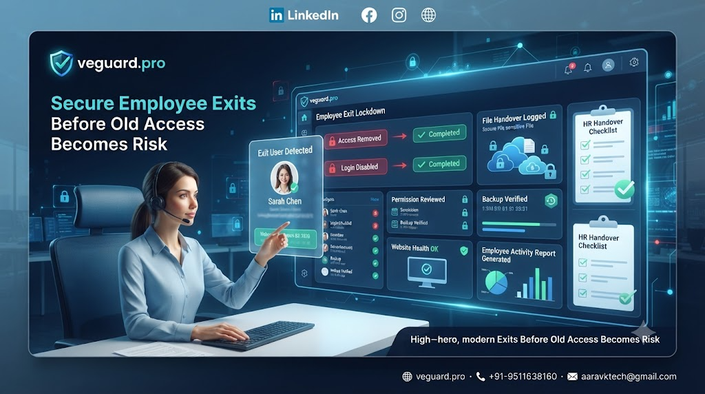 Employee Exit Lockdown: Remove Old Access, Track Handover and Protect Business Data After Staff Changes