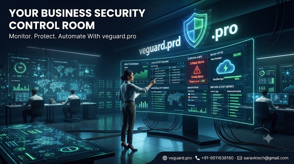 Digital Security Control Room For Modern Businesses