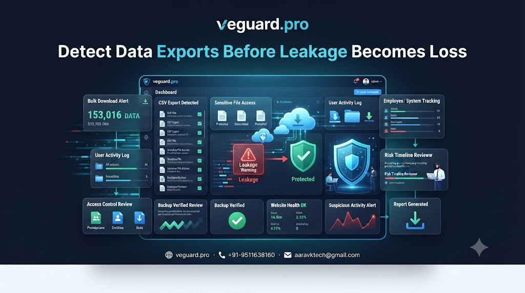Data Export Alarm: Detect Bulk Downloads, CSV Exports and Sensitive File Movement Before Leakage