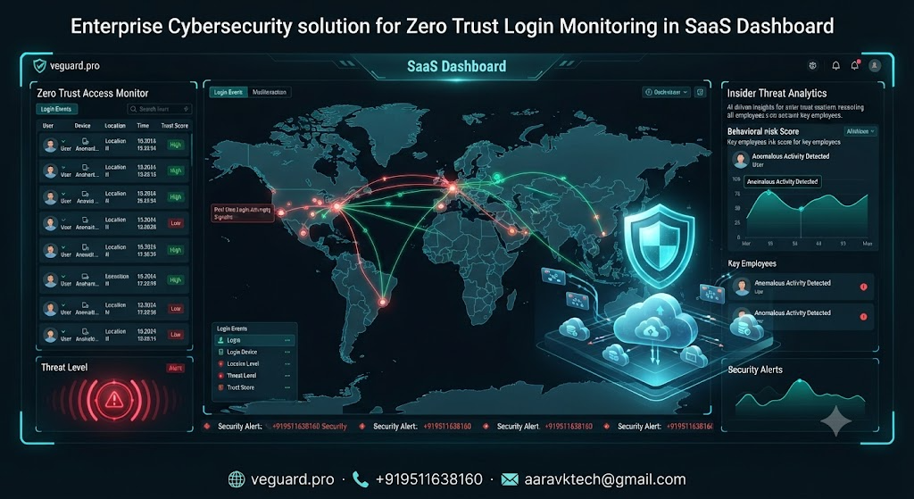 Zero Trust Login Monitoring + Insider Threat Detection Dashboard