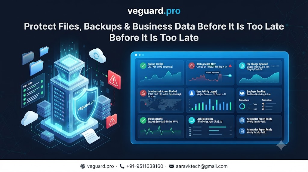 Backup & File Watchtower: Protect Business Data Before Loss or Tampering Happens