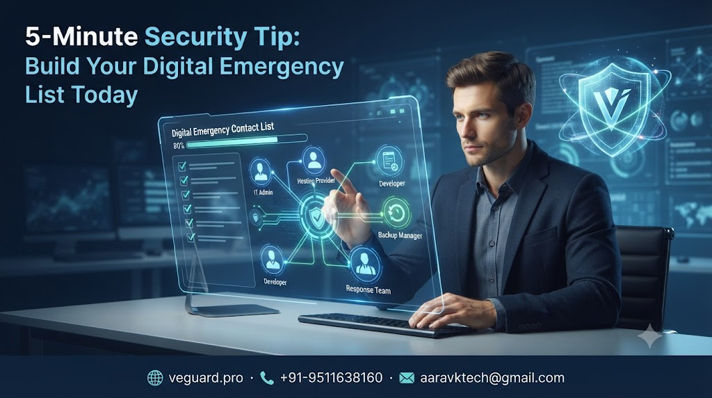 Quick Security Tip: Create a Digital Emergency Contact List for Your Business Today