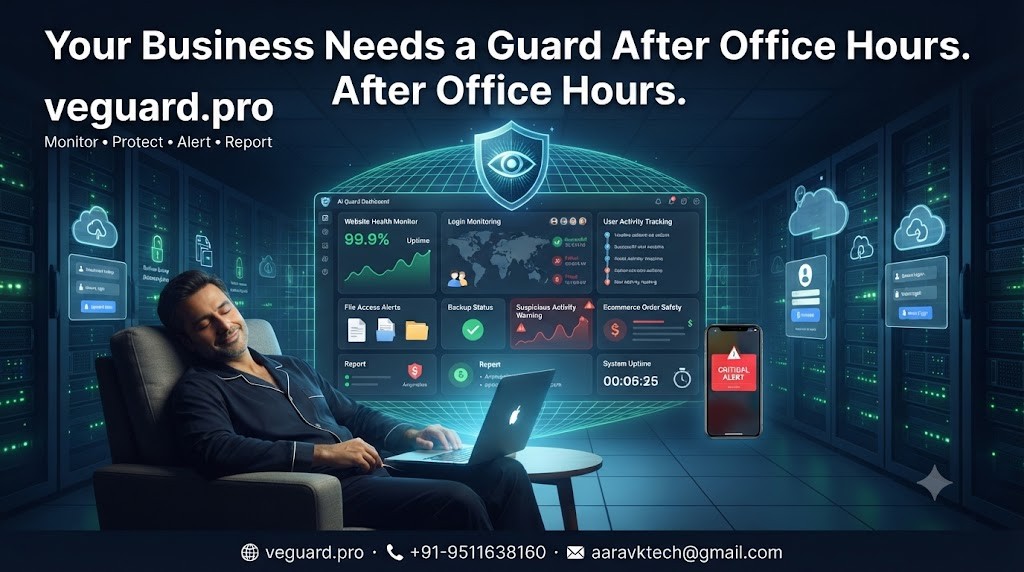 After-Hours Business Guard: Night Monitoring for Websites, Logins, Files and Team Activity