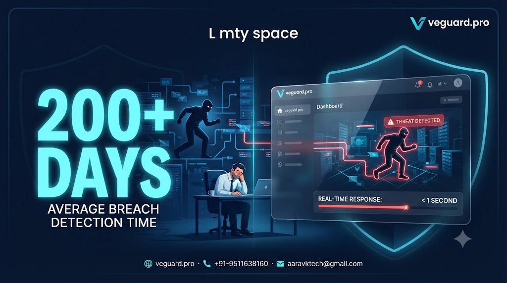 It Takes Businesses an Average of 200+ Days to Even Notice a Breach — veguard.pro Closes That Gap