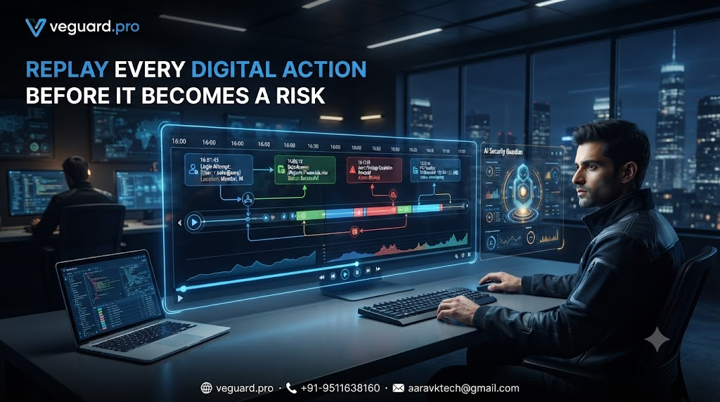 veguard.pro Smart Security Activity Replay - See Every Digital Action Like a Video Timeline