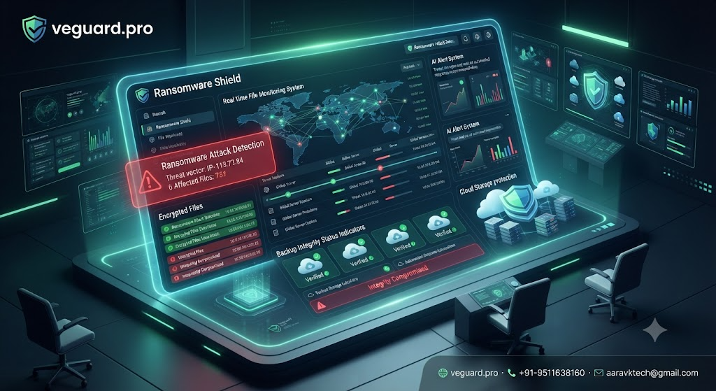 Ransomware Shield: Real-Time File Change & Backup Integrity Monitoring