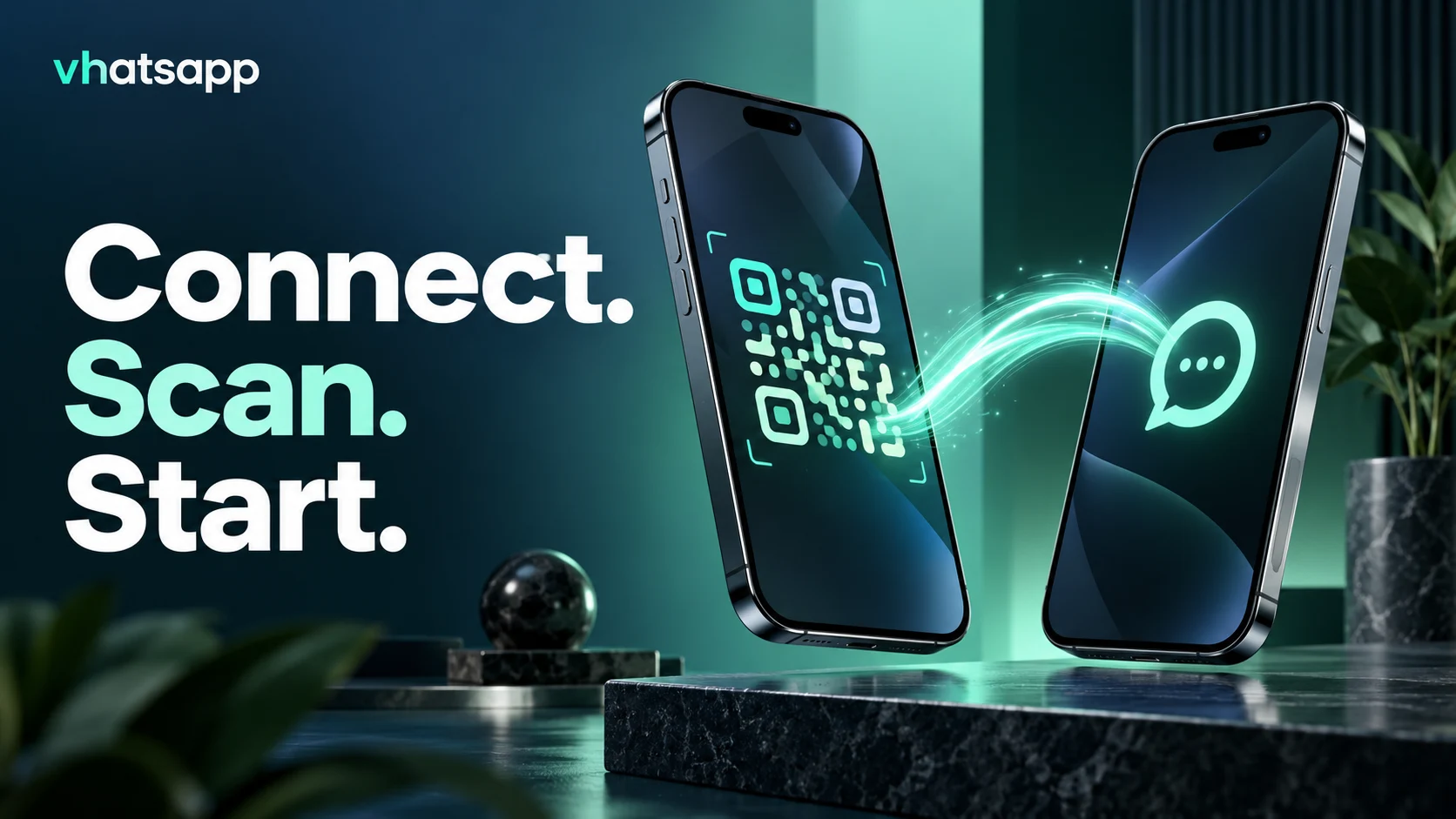 vhatsapp connections marketing banner