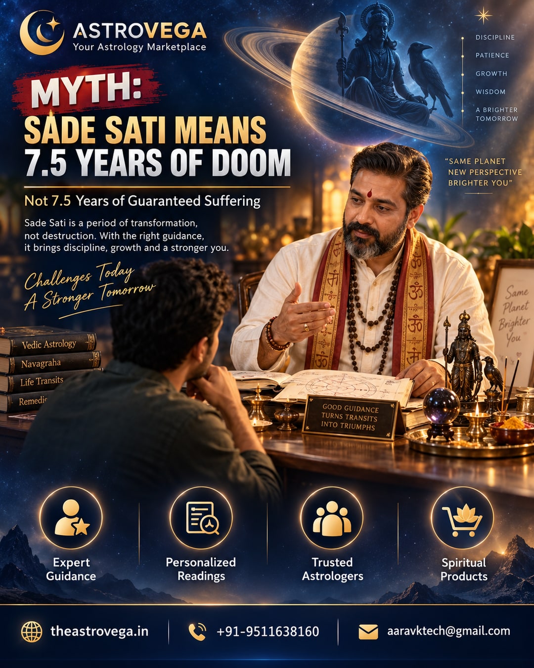 Myth Buster: Sade Sati (Saturn's 7.5-Year Transit) Does Not Mean 7.5 Years of Guaranteed Suffering