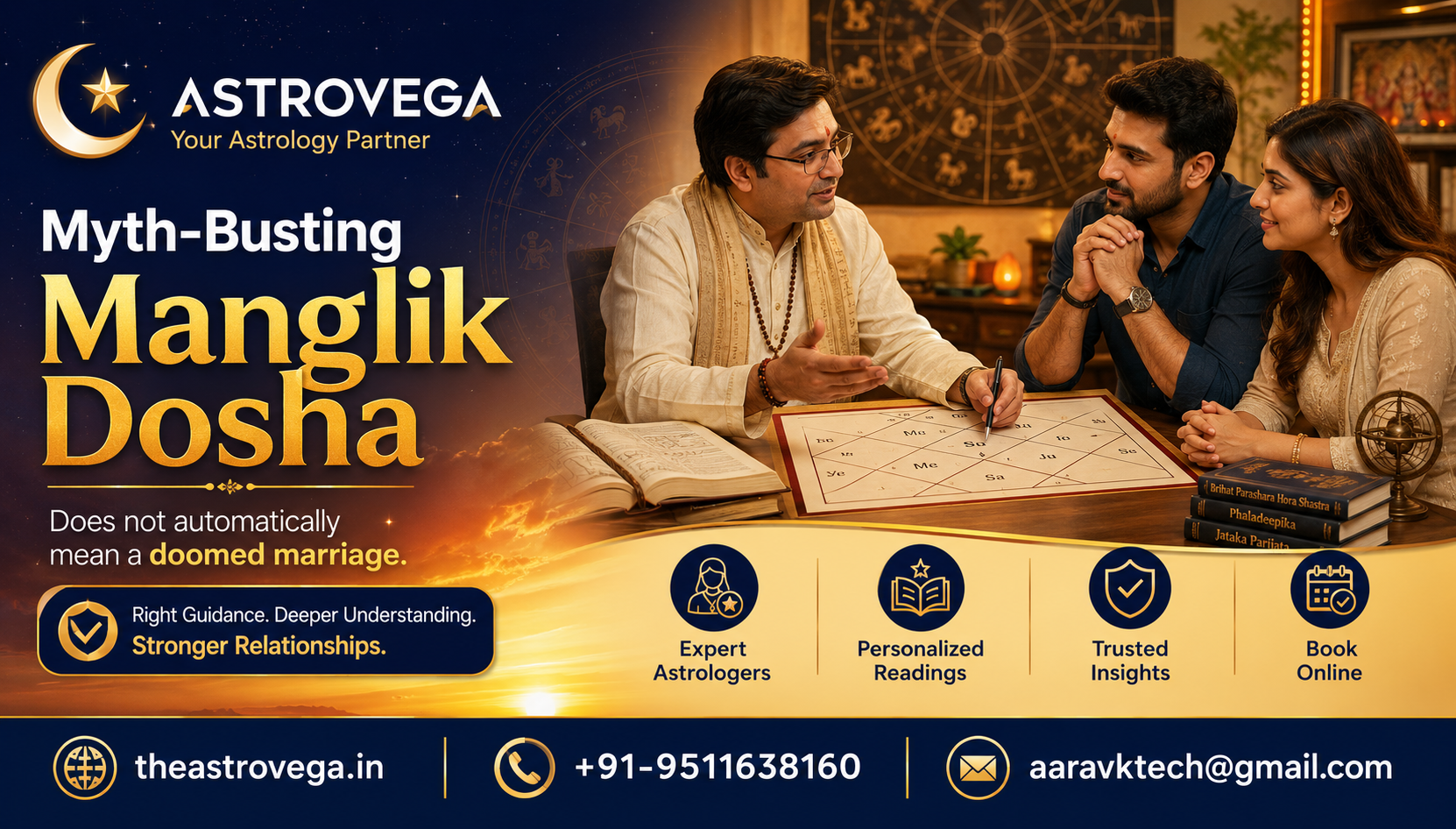 Myth-busting: Manglik Dosha does not automatically mean a doomed marriage