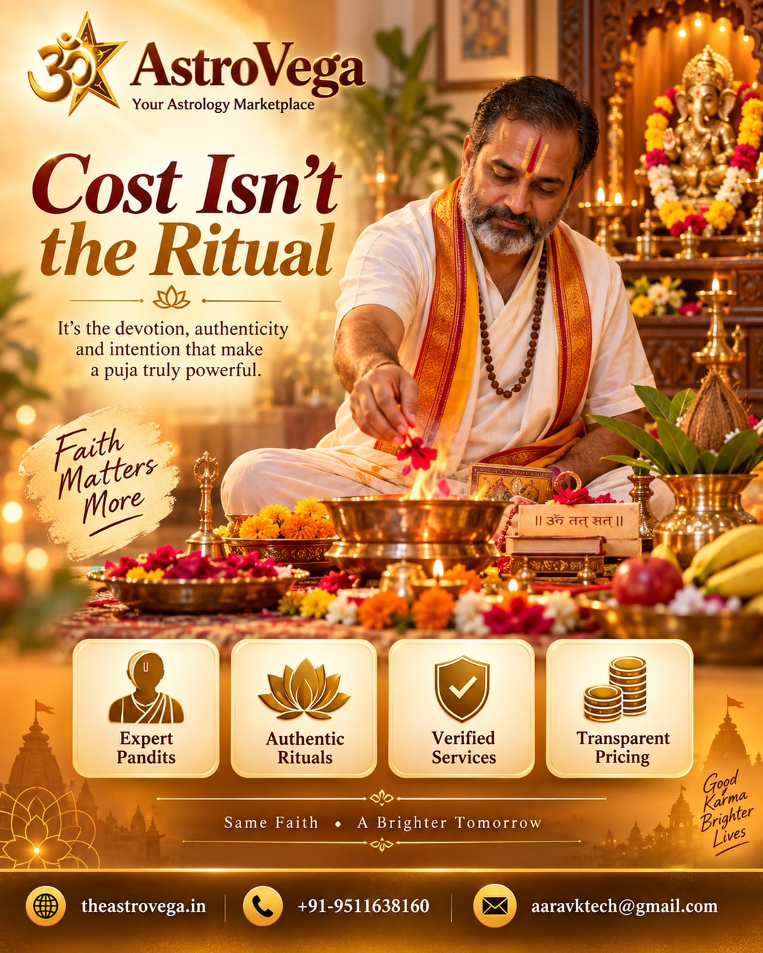 Myth Buster: A Costlier, Grander Puja Does Not Mean a More Effective One