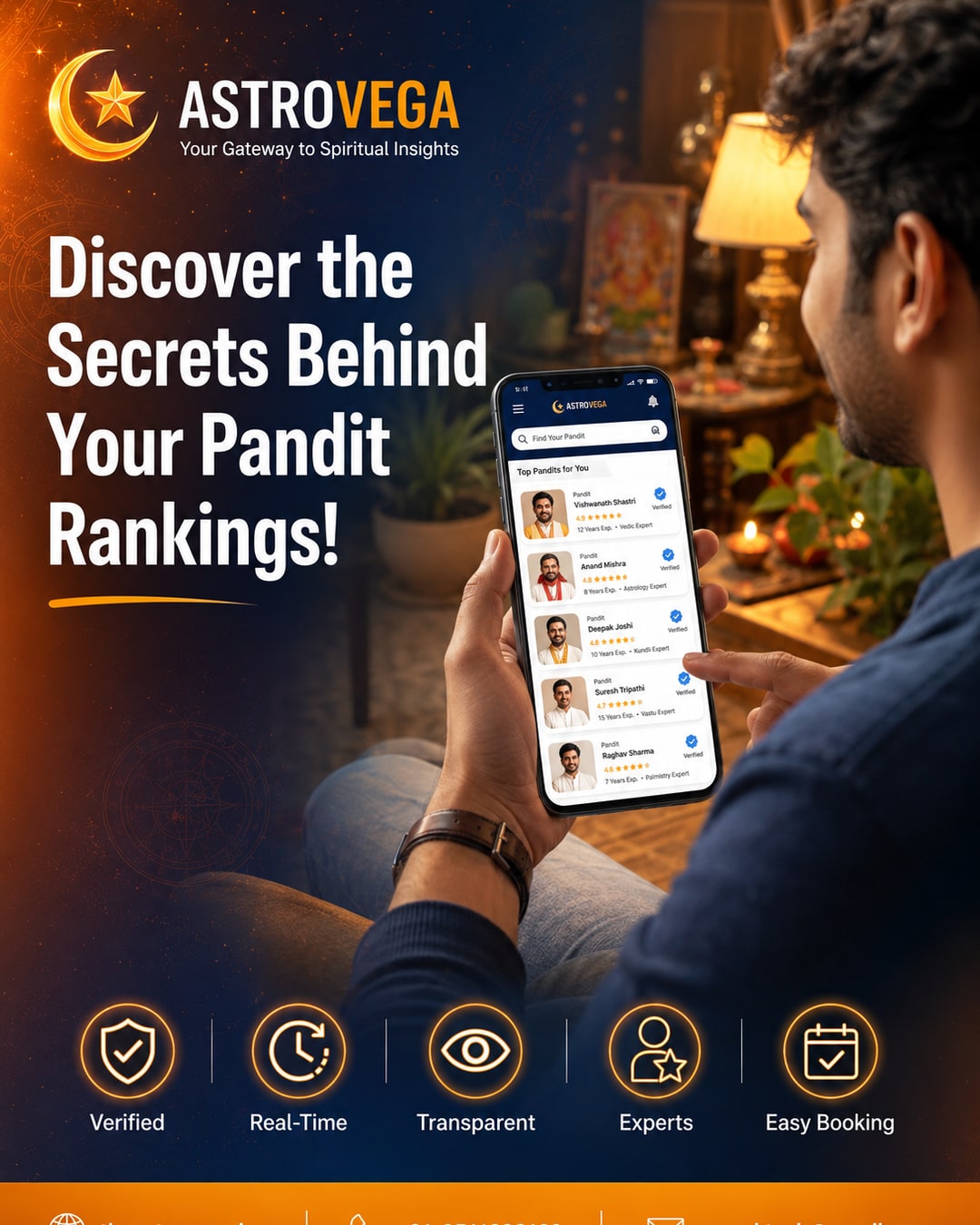 Behind the Algorithm: How AstroVega Actually Decides Which Pandit or Astrologer You See First