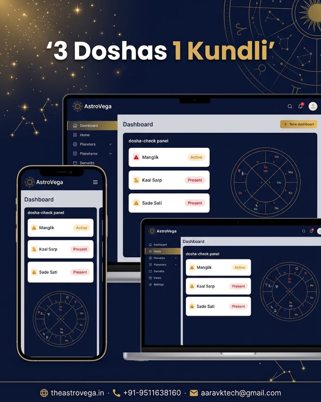 3 Doshas, 1 Kundli: The Dosha Checks Most Astrology Apps Skip
