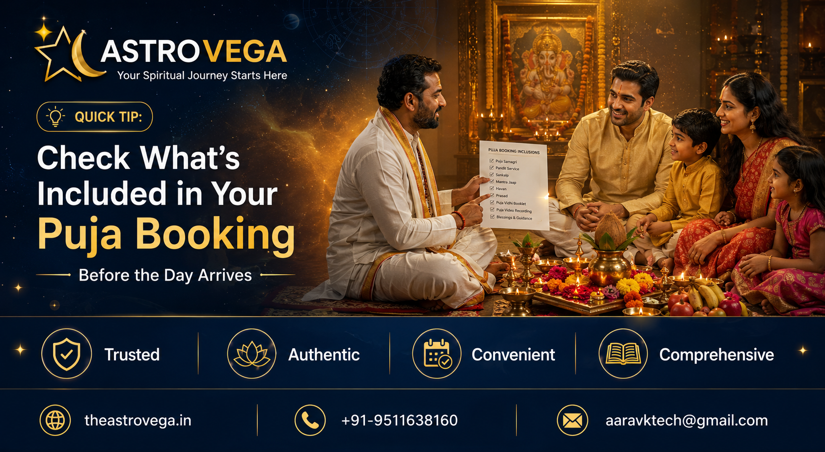 Quick Tip: Check Whats Included in Your Puja Booking Before the Day Arrives