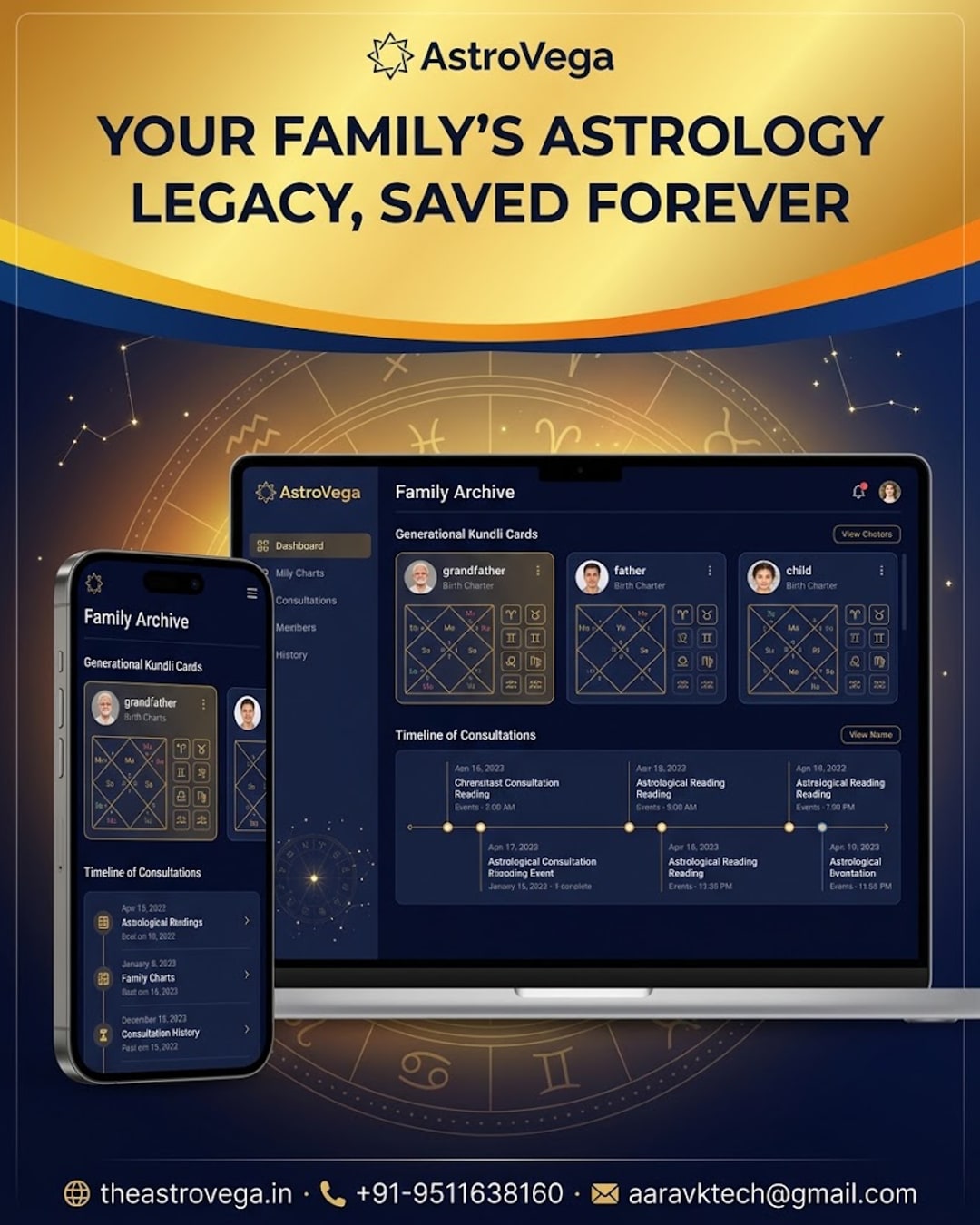Future Vision: The Digital Family Astrology Archive — what if your family's entire astrology legacy never got lost in old paper folders again