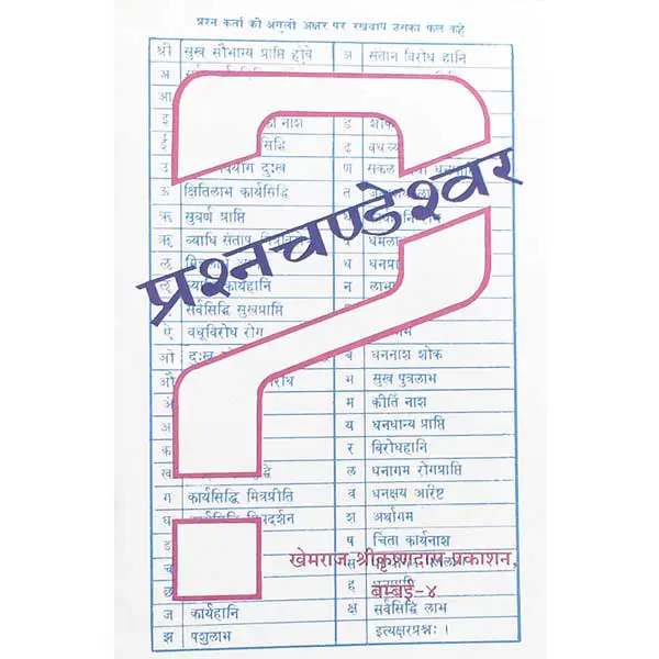 Prashanchandeshwar Book (Sanskrit)