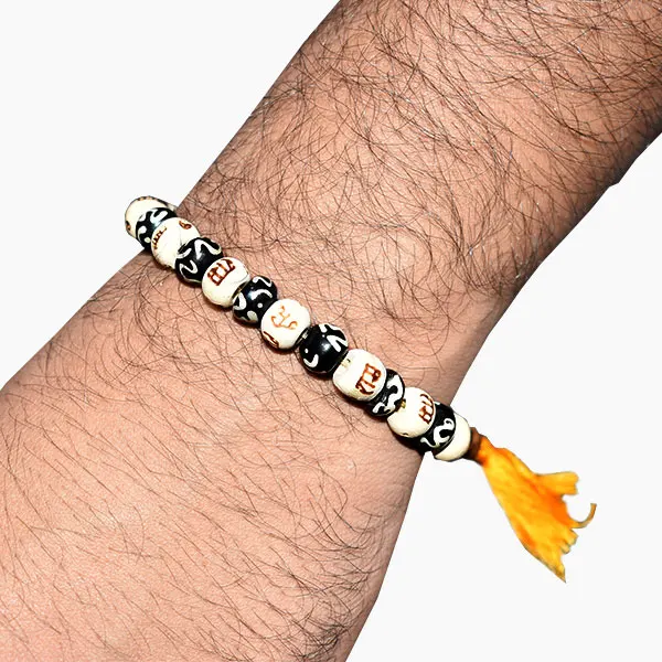 Om Ram Bracelet, Om Ram Face Raksha Kavach, Stretchable
