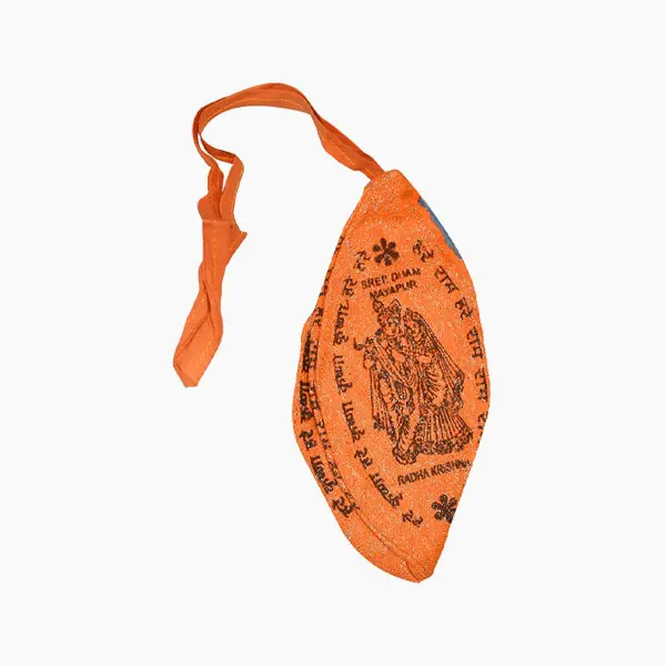 Hare Krishna Gomukh Bag, Lord Krishna Gomukh Bag, Size 9x5 Inch