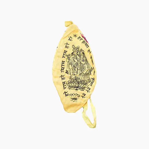 Hare Ram Gomukhi Bag, Hare Ram Gomukhi For Mantra Chanting, Size 9x5 Inch