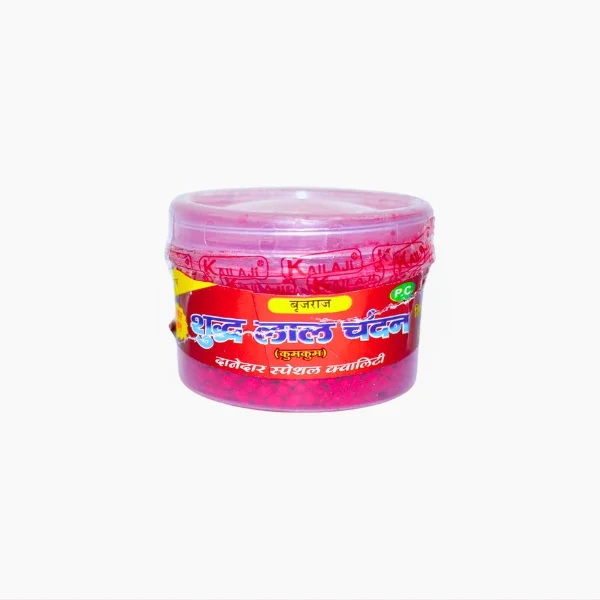 Lal Chandan Tilak, Red Sandalwood Puja Tilak, Chandan Tilak, 50 gm