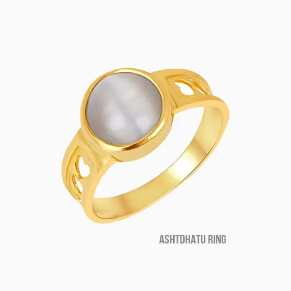 Cat's Eye Ring, Lehsunia Ring, Lab Certified Cat's Eye Ring