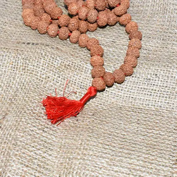 9 Mukhi Rudraksha Mala, Nine Face Rudraksha Rosary, Beads 108, Size 14 mm