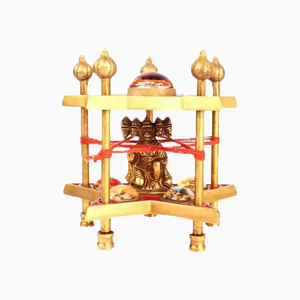 Hanuman Yantra, Lord Shri Hanuman Yantra Chowki, Brass, Size 6.5X3.5 Inch