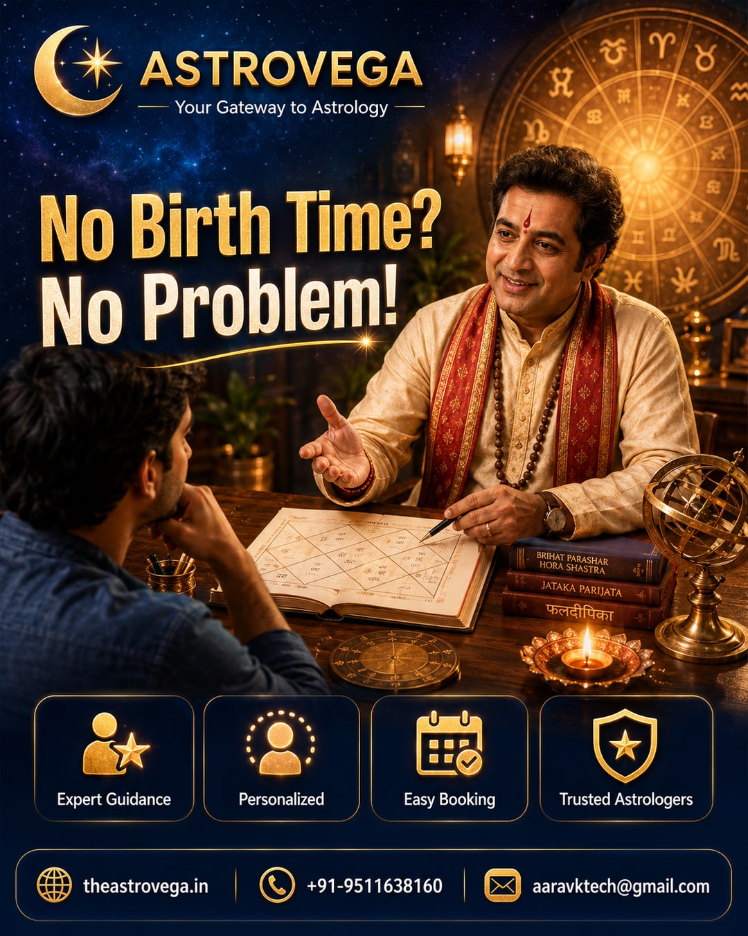 FAQ Answered: I Don't Know My Exact Birth Time - Can I Still Book a Kundli or Consultation on AstroVega?