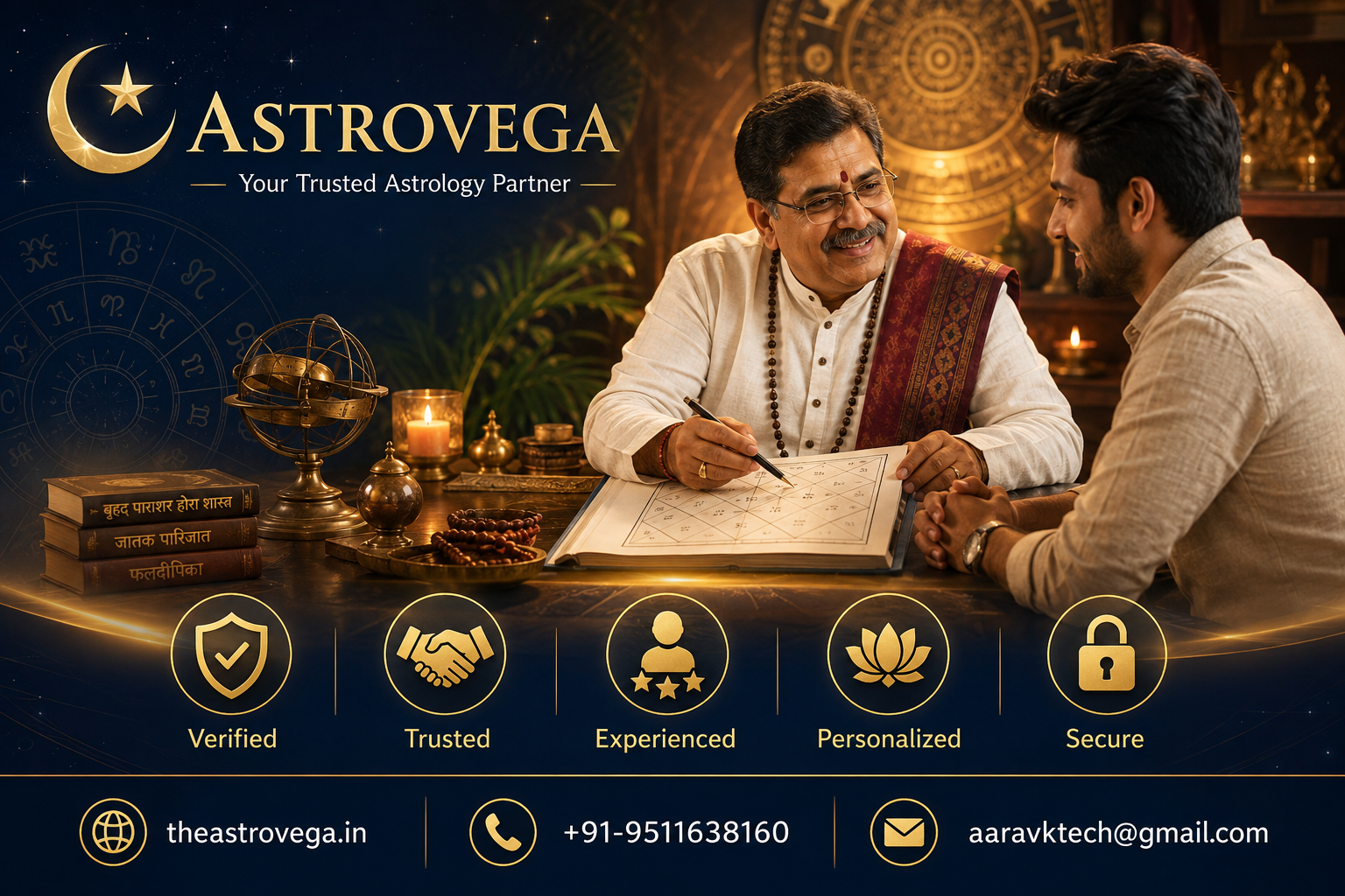 Behind-the-scenes: how AstroVega verifies and approves a Pandit or Astrologer profile before it ever goes live for customer booking