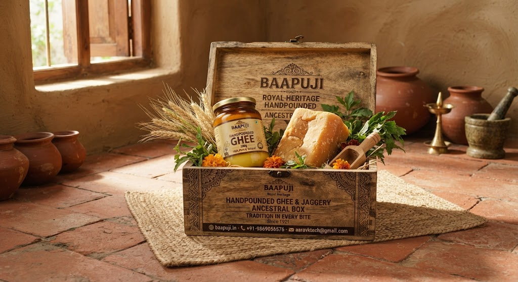 Baapuji Royal Heritage Handpounded Ghee & Jaggery Ancestral Box