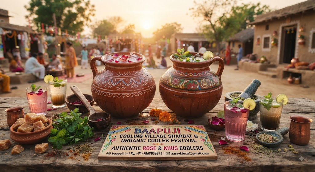 Baapuji Summer Solstice Cooling Village Sharbat & Organic Cooler Festival Offer