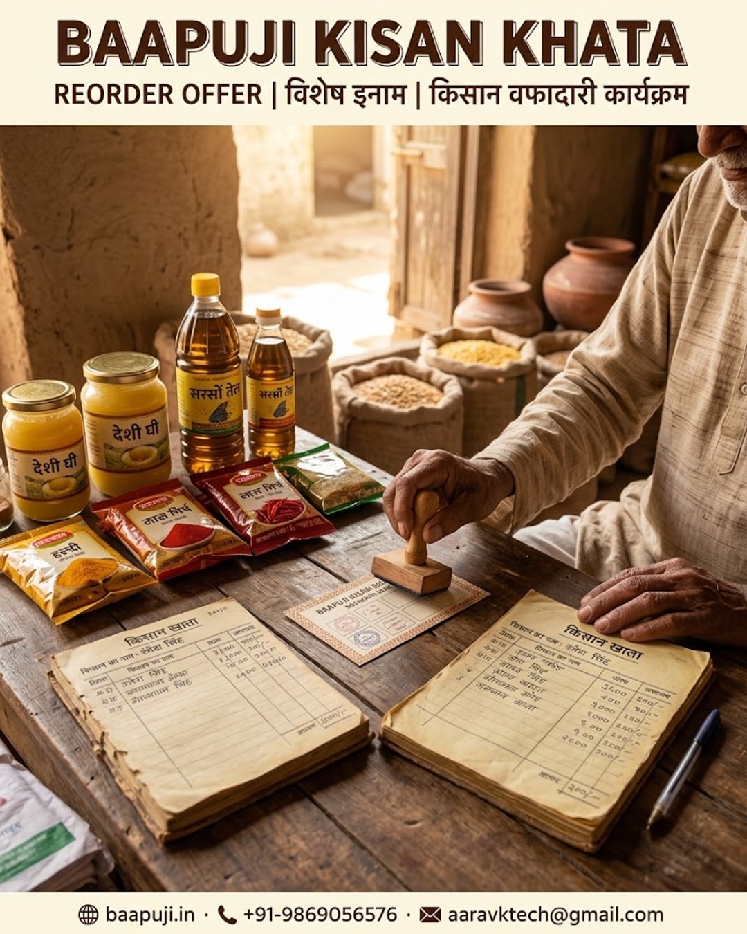 Baapuji Kisan Khata Reorder Offer
