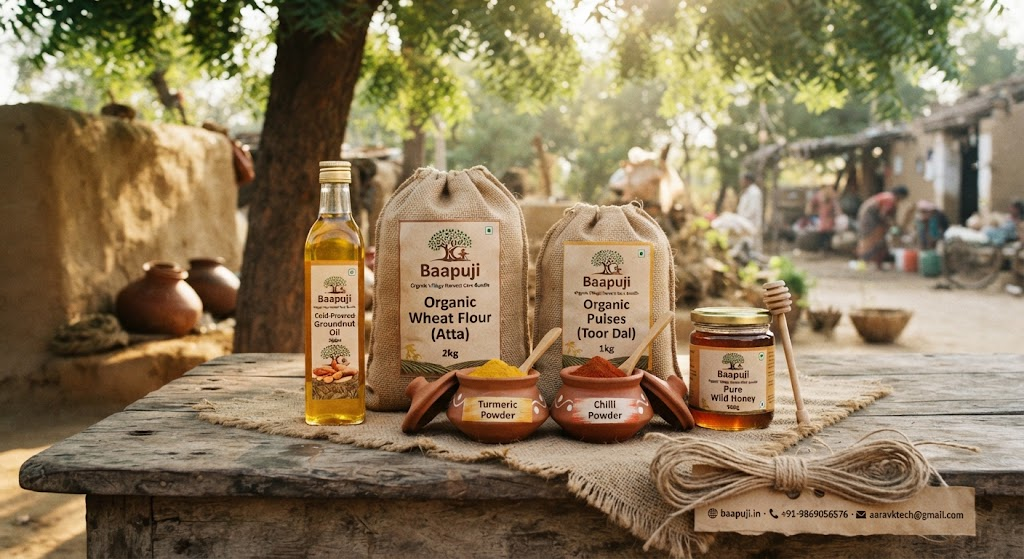 Baapuji Organic Village Harvest Care Bundle