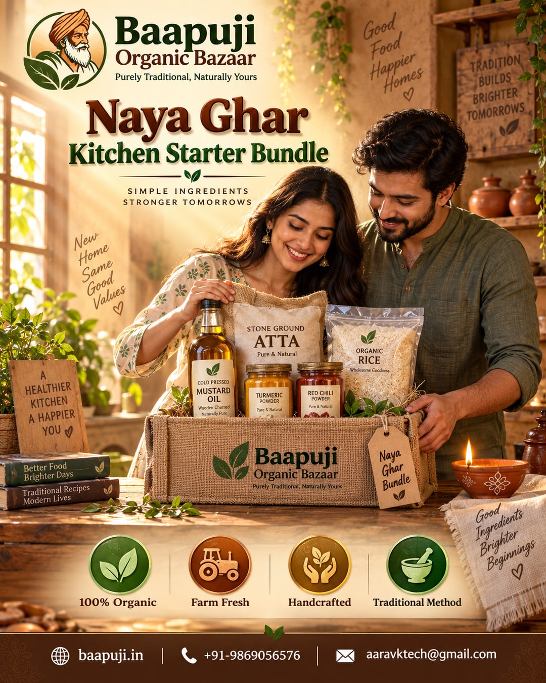 Baapuji Naya Ghar Kitchen Starter Bundle
