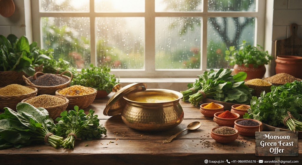 Baapuji Monsoon Monsoon Sawan Green Feast Offer