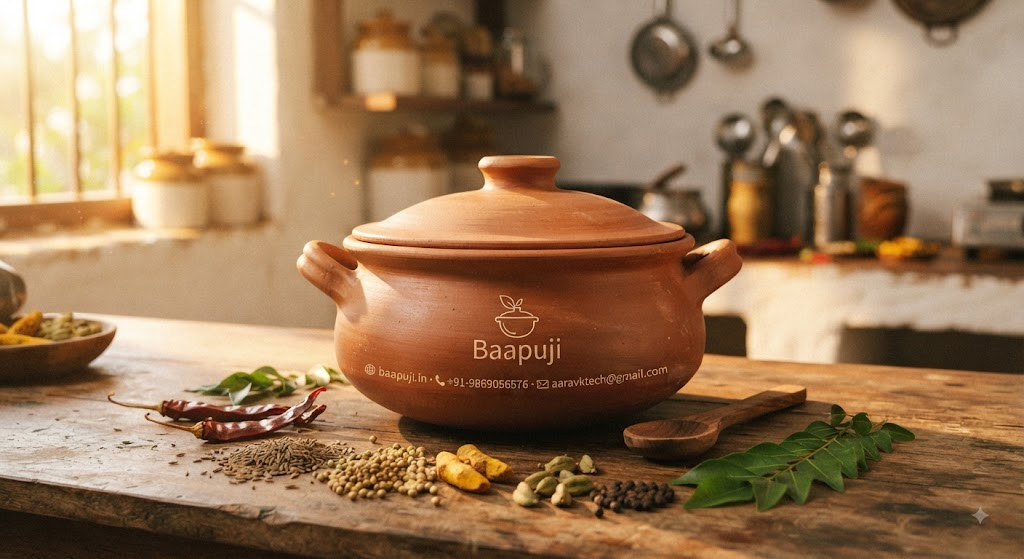 Baapuji Handcrafted Organic Terracotta Cookware Launch Offer