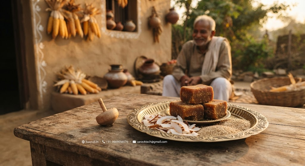 baapuji organic heritage wooden toy and palm jaggery surprise treat offer