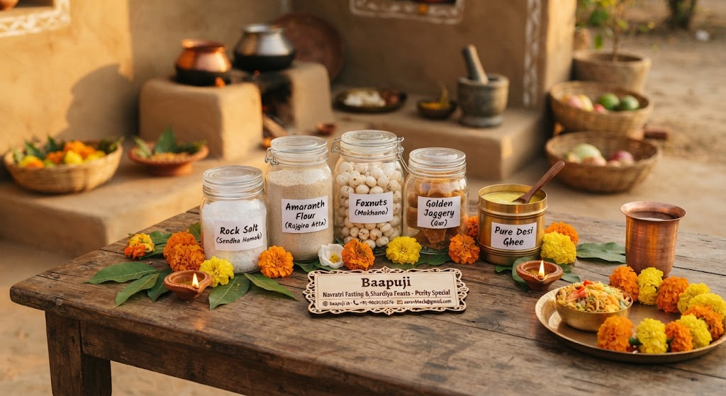 Baapuji Navratri Fasting & Shardiya Feasts Purity Special