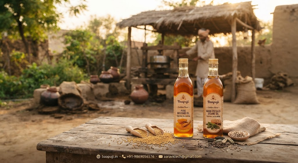 Baapuji Golden Hour Wood-Pressed Oil Special