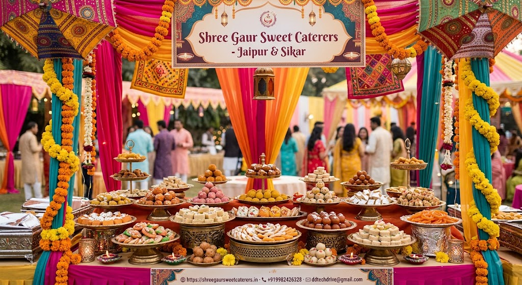 Trending Aesthetic Mithai Buffets & Premium Sweet Counters for Mehendi & Sangeet Functions
